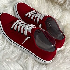 Unbranded Red Slip-On Sneakers Sz 9.5